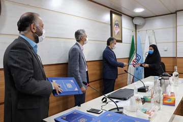 مراسم بزرگداشت روز بهورز با حضور دکتر دانائی رئیس دانشگاه 
